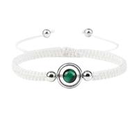 KJHFD New Unisex Stainles Stell Chic Bracelets&bangles Fashion 6Mm Natural Stone Green Tiger Eye Lucky Attract Couple Woman Man Casual Jewelry Gift Trendy Accessories Creative For Women And Men