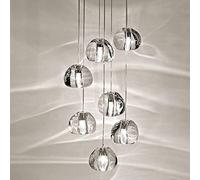 KJHFD Noble Crystal Chandelier for Staircase, Living Room and Hotel