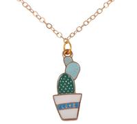 KJHFD Palm Tree Necklace For Women, Coconut Palm Tree Pendant Necklace Cactus Bonsai Palm Necklace Potted Succulent Plants Necklace, Palm Tree Necklaces For Women, Tropical Necklace