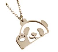KJHFD Panda Necklace For Women And Girls, Panda Bear Minimalism Pendant Necklace, Panda JewSelry, Red Panda Necklace For Girls, Panda Locket, Panda Coin Pendant