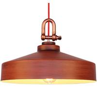 KJHFD Pendant Fixtures V-intage Round Lampshade Chandeliers Pastoral Industrial Suspensiom Lamp Classical E27 Single Head Hanging Lights,Kitchen Light