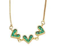 KJHFD Rainbow Necklace For Women, Romantic Small Pink Heart Necklace Crystal Necklace Rainbow Jewelry, Rainbow Heart Necklace, Rainbow Bridge Necklace