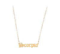 KJHFD Twelve Pendant Necklace All- Clavicle Fashion Constellation Stainless Steel Necklaces Pendants