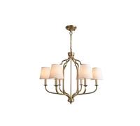 KJHFD Watch winders for men and women American Style Chandelier Retro Iron Lighting Fixtures Villa High-end Living Dining Room Lights Minimalist Bedroom Lights(Cold White)