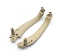 KJHOPY Car Front Rear Inner Door Handle Inside Pull Handle Panel Cover Trim for BMW X3 X4 G01G02 F98 2018-2022(Beige Inside 2PCS)