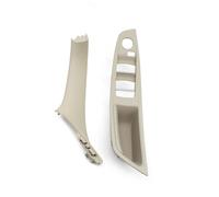KJHOPY Car Front Rear Interior Door Pull Handle Cover Trim for BMW 5 Series F10/F18 2010-2017 528 530(RHD Oyster 2pcs)