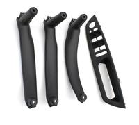 KJHOPY Car Inteior Door Pull Handle Kit Replacement Parts for BMW X5 X6 E70 E71 2007-2013(RHD Set Black)