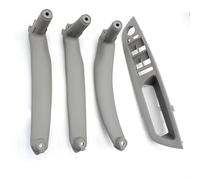 KJHOPY Car Inteior Door Pull Handle Kit Replacement Parts for BMW X5 X6 E70 E71 2007-2013(RHD Set Gray)