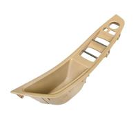 KJHOPY Car Interior Door Armrest Recessed Panel Door Pull Handle for BMW 5 Series F10 F11 528 530 2010-2017(LHD Beige)