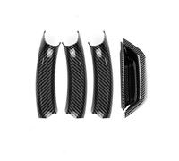 KJHOPY Car Interior Door Handle Panel Pull Cover Trim Color for BMW X3 X4 F25 F26 2010-2017(Carbon Style Set)