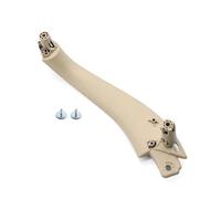 KJHOPY Car Interior Front Rear Door Handle Inside Pull Handle Panel Cover Trim for BMW X3 X4 G01F97 F98 2018-2022(Beige Inside R)