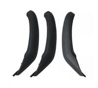 KJHOPY Car Interior Left Right Passenger Door Pull Handle Outer Cover Trim for BMW X3 X4 F25 F26 2011-2016(RHD Set Black)