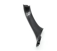 KJHOPY Car Left Right Interior Door Inside Pull Handle Cover Trim for BMW 5 Series F10/F11 2010-2017 523 525 530(Carbon Fiber R)