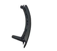 KJHOPY Car Left Right Interior Passenger Door Handle with Leather Cover Assembly for X5 X6 E70 E71 E72 2007-2014(Left Black)