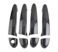KJHOPY Exterior Accessories Car Carbon Fiber Style Outer Door Handle Cover Exterior Stickers for E87 E90 E91 E92 E93 F30 X1 X2 X3 X4 X6