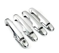 KJHOPY Exterior Accessories Car Door Handle Cover Protective Film Stickers Trim Accessories for Accord Sedan 2003 2004 2005 2006 2007 Silver