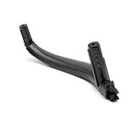 KJHOPY Inteior Passenger Door Pull Handle Inside Cover Trim Replacement for BMW X5 X6 F15 F16 2014-2018(Right Carbon Fiber)