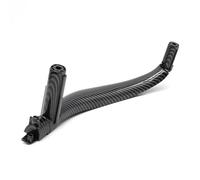 KJHOPY Inteior Passenger Door Pull Handle Inside Cover Trim Replacement for BMW X5 X6 F15 F16 2014-2018(Left Carbon Fiber)