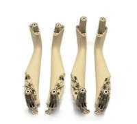 KJHOPY Interior Car Door Handle Inside Cover Trim for BMW 5 Series M5 G30 G31 F90 2017-2022(4Pcs Set-Beige)