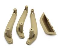 KJHOPY Interior Car Inner Door Handle Cover Panel Replacement for BMW X3 X4 F25 F26 2010-2016(RHD Beige Set)