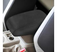 KJHOPY Leather Car Armrest Cover Decoration Center Console Cover Protective Cover Interior For Ford For Focus 2012(Black wire)