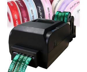 KJHYYPP Ribbon Printing Machine, 4-Row Digital Ribbon Printer, Gift Wrapping Printing Machine, Supports More Than 50 Languages, Resolution 200DPI