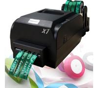 KJHYYPP Ribbon Printing Machine, 4-Row Digital Ribbon Printer, Label Printer, Width 12-20mm, Supports More Than 50 Languages