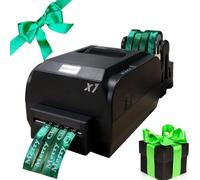 KJHYYPP Ribbon Printing Machine, 4-row Digital Ribbon Printer, Printing Machine, Supports More Than 50 Languages, Resolution 200DPI, 150mm/S