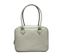 KJHZCE 13 Head Layer Cowhide Retro Portable Pillow Bag Medium Ancient Feather Women's Bag(Baisexiaohao20cm)