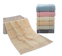KJHZCE 3pcs Pure Cotton Bathroom Hand Towels Multipurpose Use as Bath Fitness Bathroom Shower Sports Towel,Handle Various situations effortlessly.27.56x13.39inch (Brown)