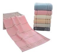 KJHZCE 4pcs Pure Cotton Bathroom Hand Towels Multipurpose Use as Bath Fitness Bathroom Shower Sports Towel,Handle Various situations effortlessly.27.56x13.39inch (Pink)