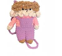 KJHZCE Knitted Lamb Shaped Crossbody Bag for Women Playful Single Shoulder Purse Mini Personalized Handbag for Daily，Cute Coin Purse，Clutch Purses