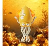 KJIXYUNG Dancing Crawling Octopus Toy LED Lights Music Yellow