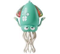 KJIXYUNG Dancing & Crawling Octopus Toy with LED Lights and Music - Automatic Swinging Musical Interactive Toy，Fun Birthday Gift (Cyan)
