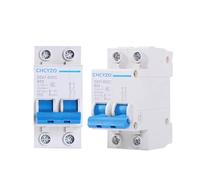 KJJFIPCXP 2P Small DC Circuit Breaker 16A 20A 32A 40A 50A 63A 80A 100A 125A 12V 24V 48V 60V 72V 96V 120V DC Circuit Protector Switch(25v)