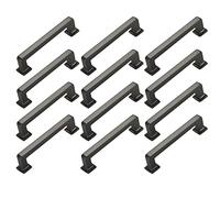 KJJFIPCXP Cabinet Handles 12 Pack 192mm Brushed Brass Handles Modern Gold Kitchen Cabinet Door Handles Bedroom Hardware Drawer Pulls Furniture Hardware Cupboard Knob(Gris,Hole Center 192mm)