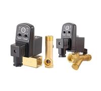 KJJFIPCXP Electronic Drain Valve Air Compressor 1/2" DN15 Normally Closed Electric Timing Solenoid Valve Automatic Water Switch AC220V(240VAC)