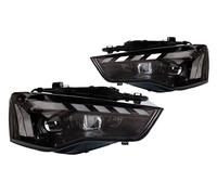 kjjukrhfs Car Front Lights For A5 2008-2016 Car Lights LED Headlight Projector Lens Animation DRL Dynamic Signal Reverese Automotive Accessories Headlamp Assembly