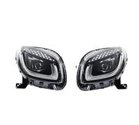kjjukrhfs Car Front Lights For Benz For Smart 453 For Fortwo Forfour 2015-2019 Front Headlamp Assembly With Turn Signal Lamp Accessories 2pcs LED Headlights Headlamp Assembly