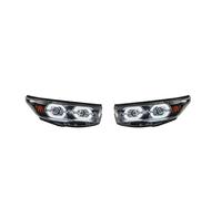kjjukrhfs Car Front Lights For Toyota For Highlander 2015 2016 2017 Upgraded Headlights Dynamic Turn Signal Brake Lamp Brake DRL Car Accessories Car Headlights Headlamp Assembly