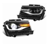 kjjukrhfs For Chevrolet For Camaro 2014 2015 Front Lights Modified Led DRL Headlamp Assembly Car Headlight Components
