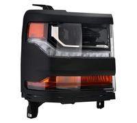 kjjukrhfs For Chevrolet For Silverado 2016-2018 HID Xenon Headlight LED DRL Front Fog Lamp Turn Signal Headlamp Car Headlight Components(Only 1pc right black)