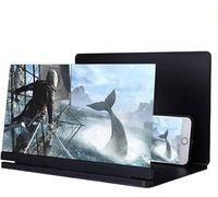 KJKT Phone Screen Magnifier, 10 Inch Foldable Mobile Phone Screen Amplifier, For Movies, Videos, Gaming 3X Magnification Anti-Reflective-Supports All Smartphones