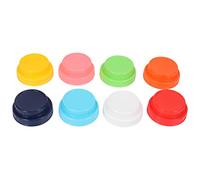 KJKVIVH 16 Pack Colored Plastic Jar Lids -8 Wide Mouth & 8 Regular Mouth Ball Lids,Anti- Food Storage Caps