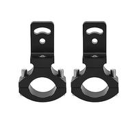 KJKVIVH 2PCS Universal Handlebar 22 25mm 7/8Inch Motorcycle Headlight Bracket Spotlight Holder Tube Clamp for Cafe Chopper