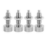 KJKVIVH 4Pcs Handle,Quick Release Lock Pin, Retractable Spring Plunger, M6 Lockout Kit for Rolling Tool Box