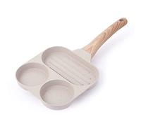 KJKVIVH Egg Pan Nonstick Egg Frying Pan Skillet 3-in-1 Breakfast Grill Pan, Medium/Large Size