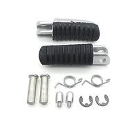 KJKVIVH Motorcycle Front Foot Pegs Footrest Adapters for ER6N 650R 1000 Z1000SX 650 1000 Z1000
