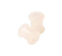 KJM FASHION 2 x Silicone Double Flared Ear Stretcher for Ear Piercing, Silicone