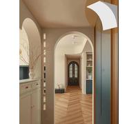 KJoBDwz Moulding for Drywall DIY Arched Door Frame Kits, Foam Corner Pieces, semi-Circular Door Arch mouldings, for the Living Room/Hallway, 2 Pieces(41x41x41cm/16.1x16.1x16.1")